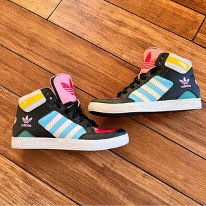 adidas Hard Court High J 'Black Grey Light Aqua' 6.5